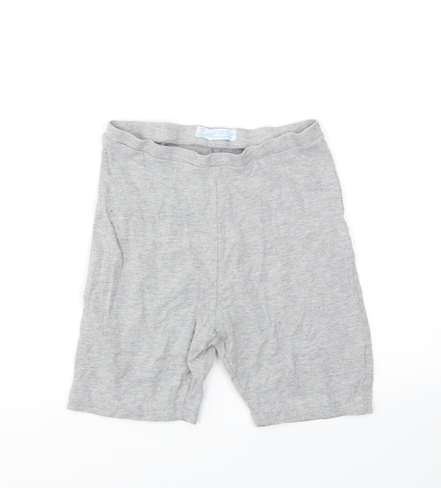 Primark Womens Grey   Cut-Off Shorts Size XS - stretch waistband