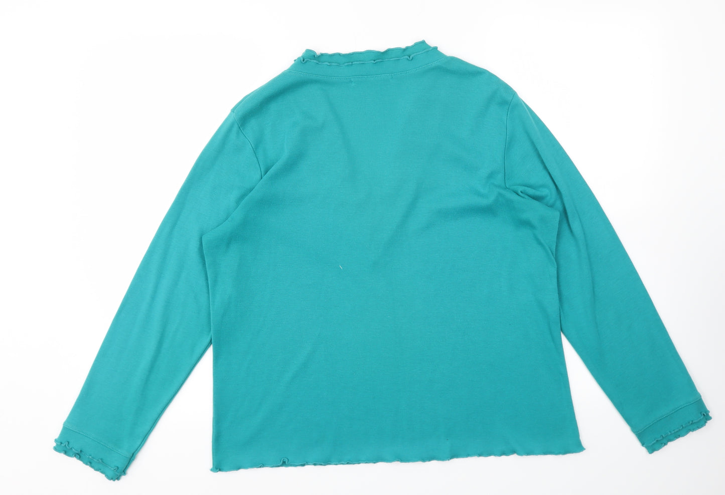 Emreco Womens Blue   Basic T-Shirt Size 18