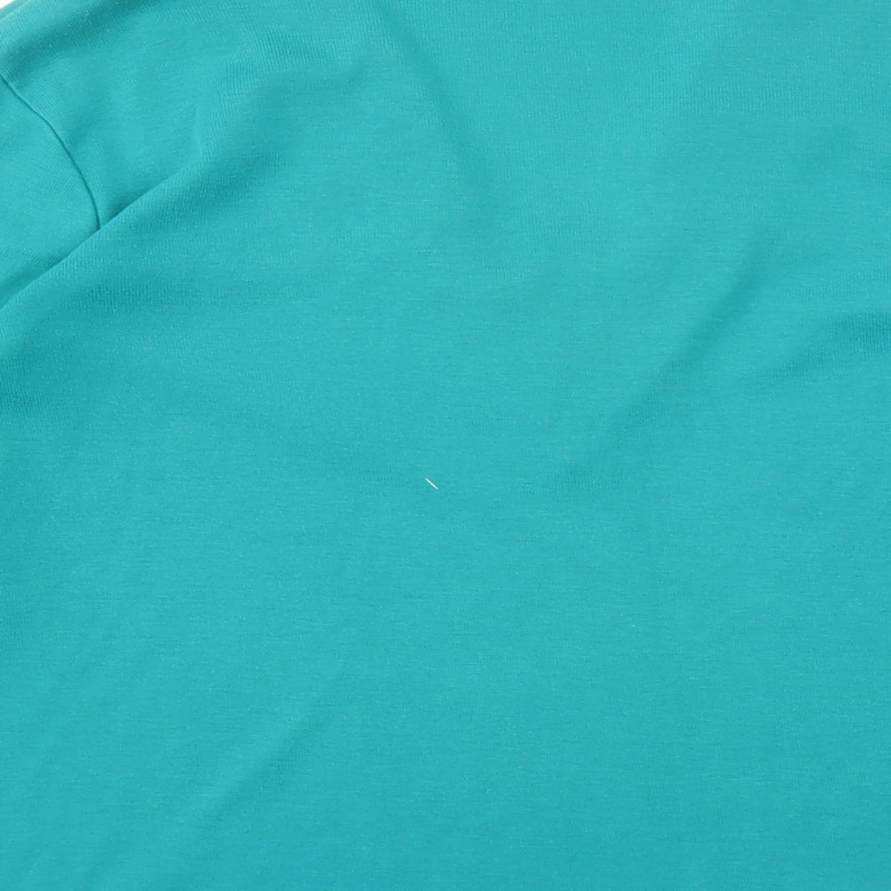 Emreco Womens Blue   Basic T-Shirt Size 18