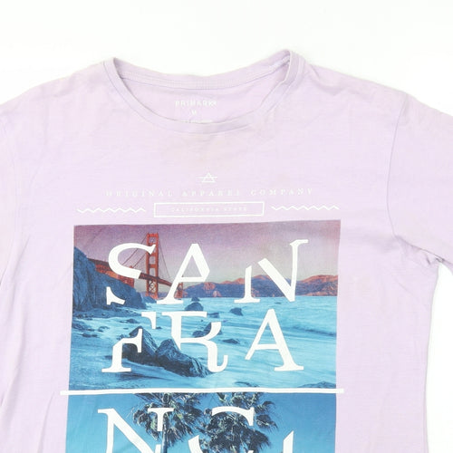 Primark Mens Purple    T-Shirt Size M