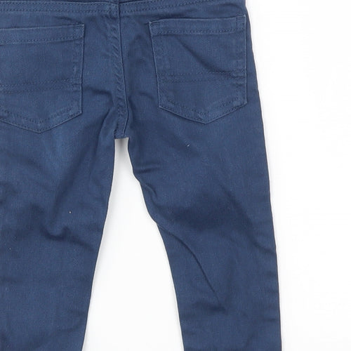 DENIM&CO Girls Blue   Capri Jeans Size 9-12 Months