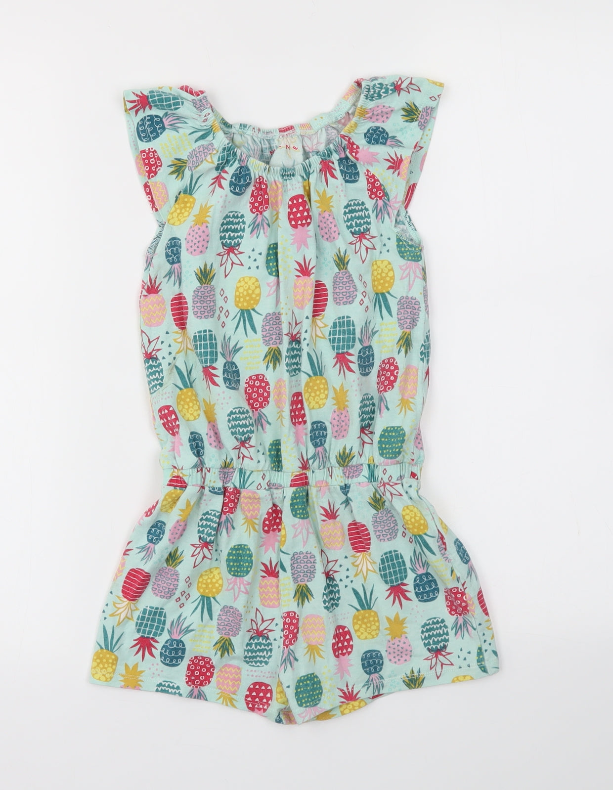 Nutmeg Girls Multicoloured Geometric  Jumpsuit One-Piece Size 6-7 Years