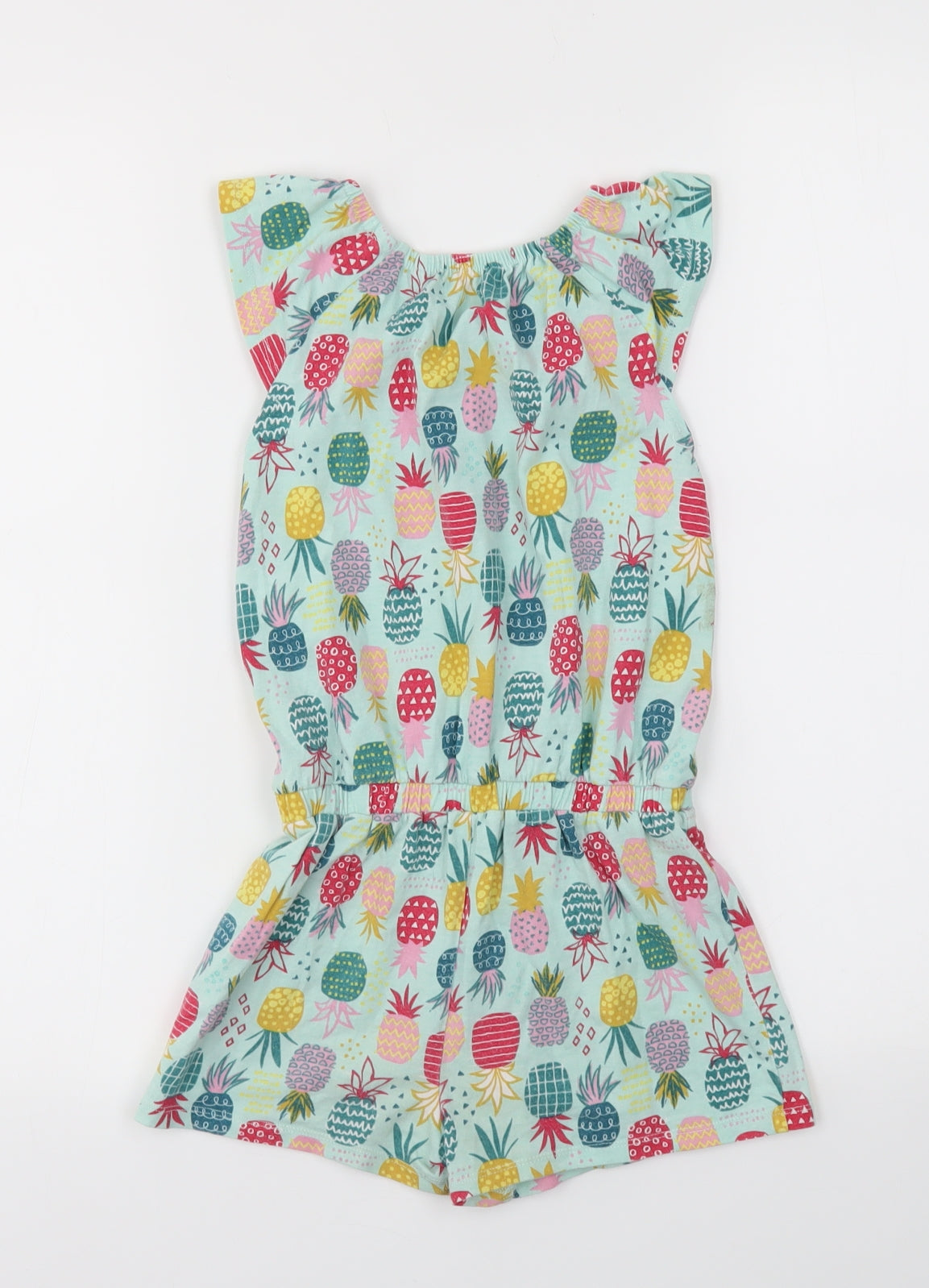 Nutmeg Girls Multicoloured Geometric  Jumpsuit One-Piece Size 6-7 Years