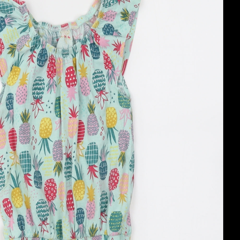 Nutmeg Girls Multicoloured Geometric  Jumpsuit One-Piece Size 6-7 Years