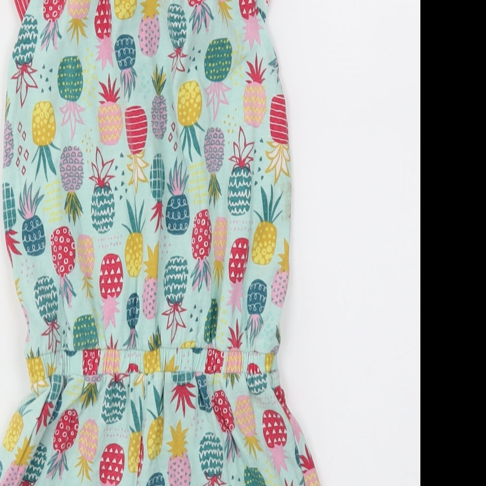 Nutmeg Girls Multicoloured Geometric  Jumpsuit One-Piece Size 6-7 Years