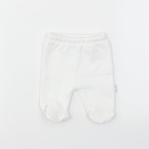 WATCH ME GROW  Girls White   Track Pants Leggings Size Newborn
