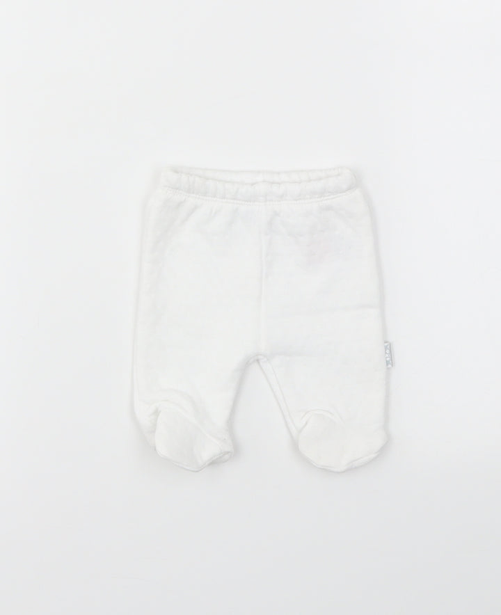 WATCH ME GROW  Girls White   Track Pants Leggings Size Newborn