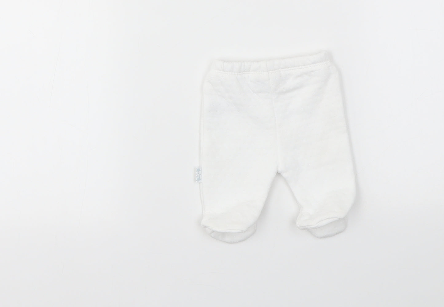 WATCH ME GROW  Girls White   Track Pants Leggings Size Newborn
