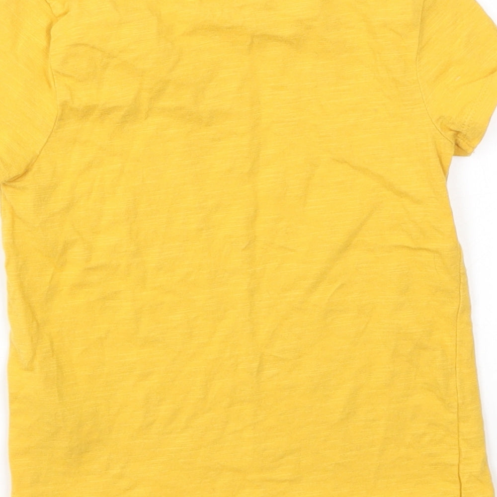 F&F Girls Yellow   Basic T-Shirt Size 3-4 Years