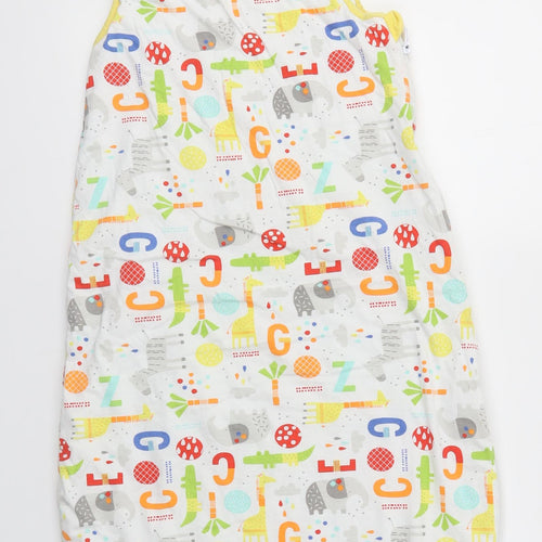 M Girls Multicoloured Animal Print  Cami One Piece Size 6-9 Months