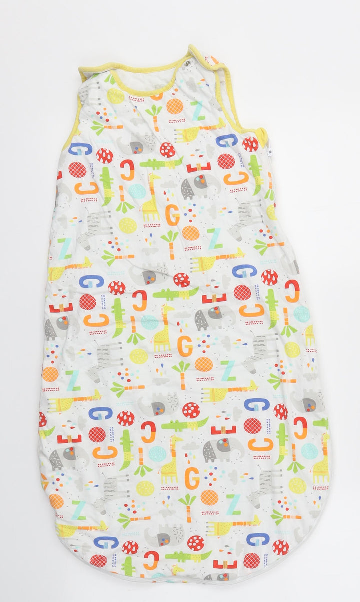 M Girls Multicoloured Animal Print Cami One Piece Size 6-9 Months