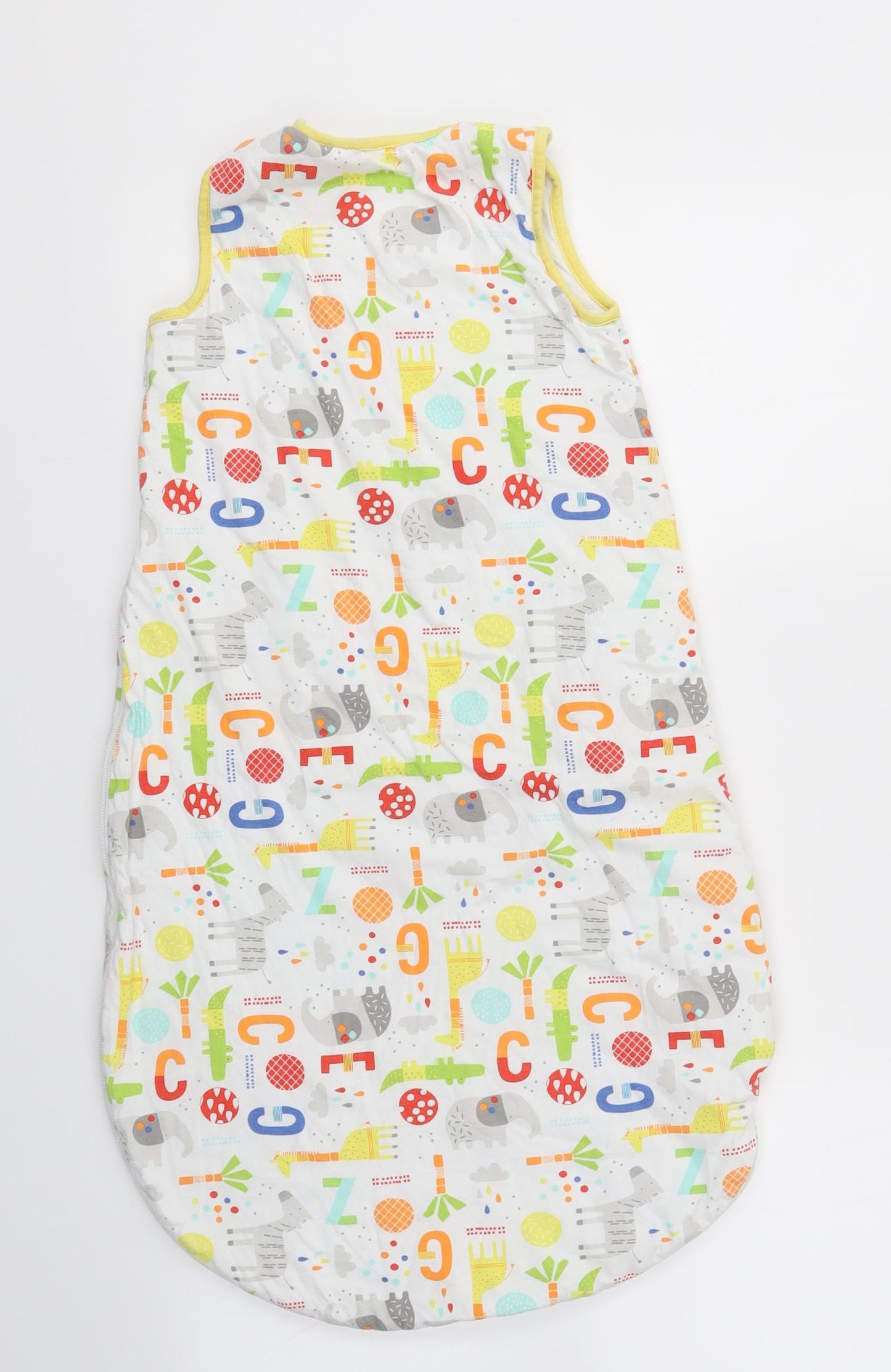 M Girls Multicoloured Animal Print  Cami One Piece Size 6-9 Months