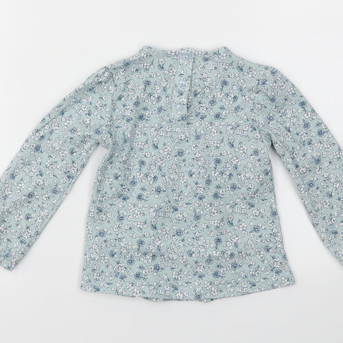 TU Girls Blue Floral  Fit & Flare  Size 12-18 Months