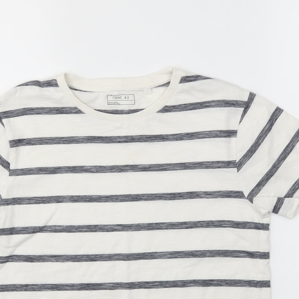 NEXT Boys Multicoloured Striped  Basic T-Shirt Size 12 Years