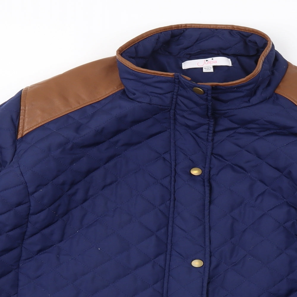 Julipa  Womens Blue   Jacket Coat Size 22