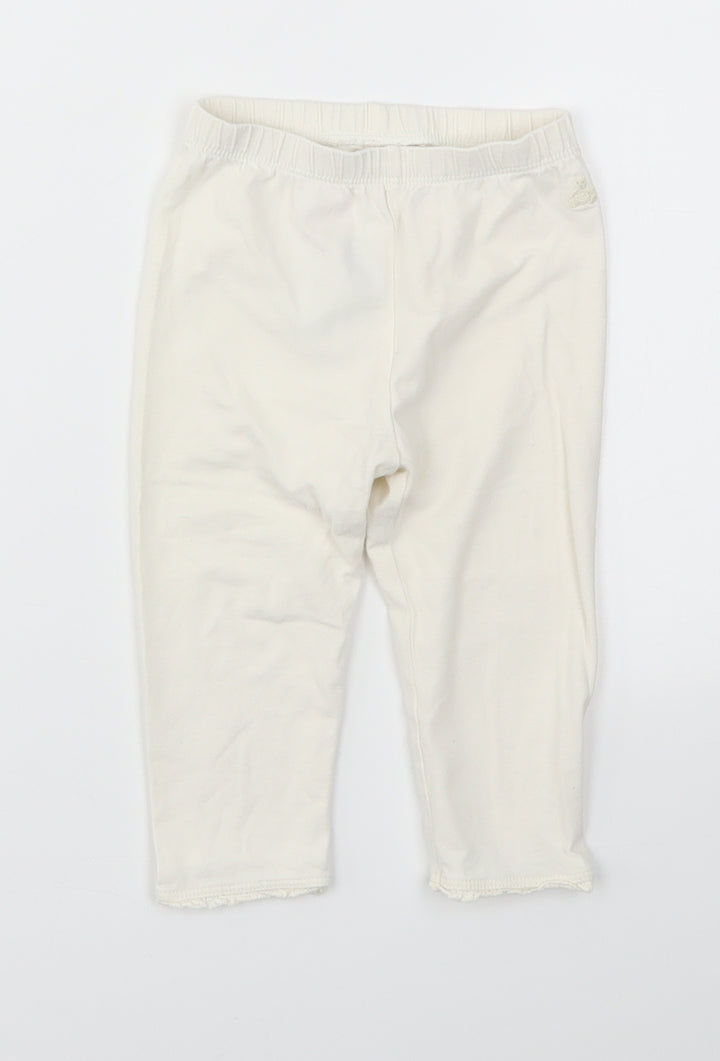 Gap Baby Ivory Capri Leggings Size 12-18 Months