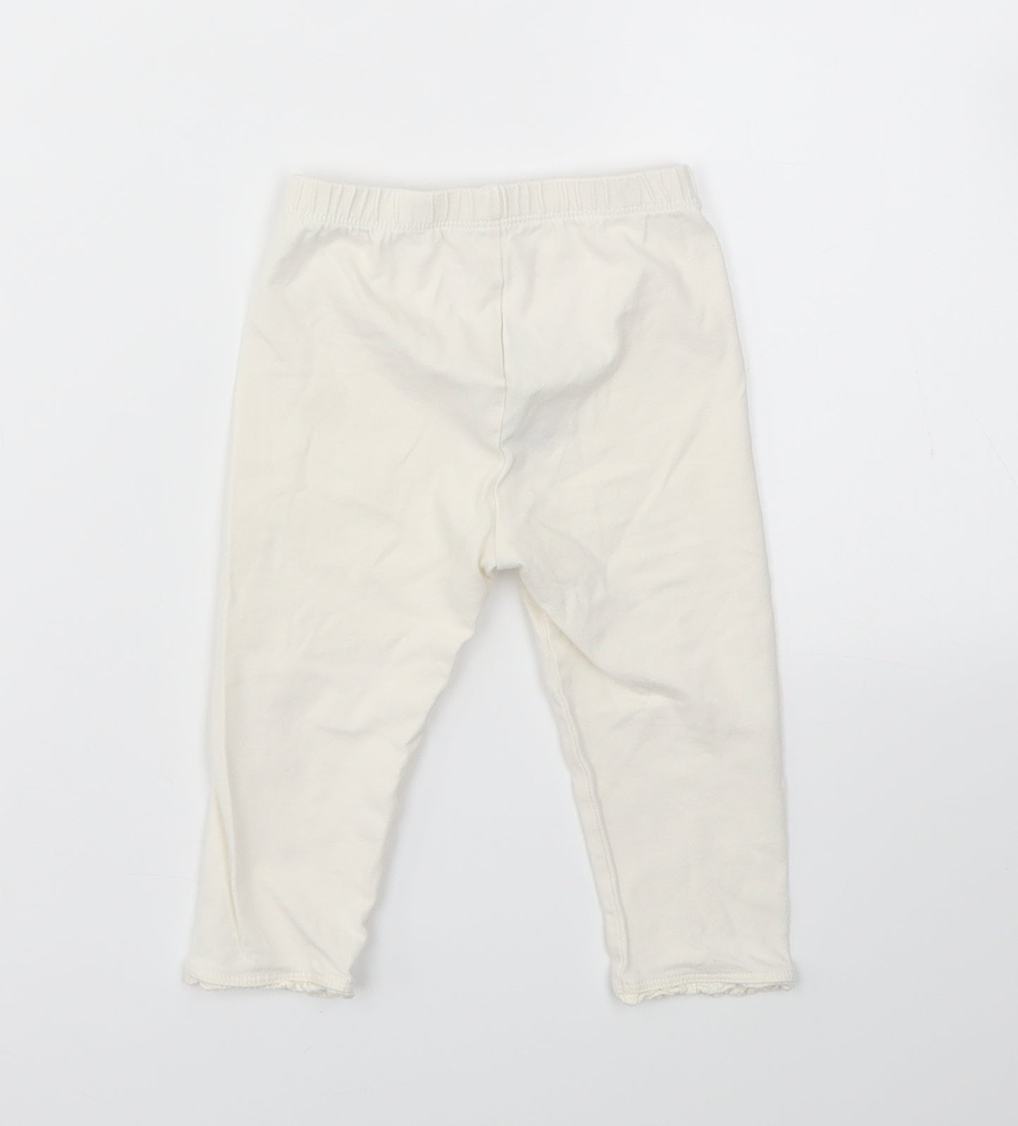 Gap Baby Ivory   Capri Leggings Size 12-18 Months