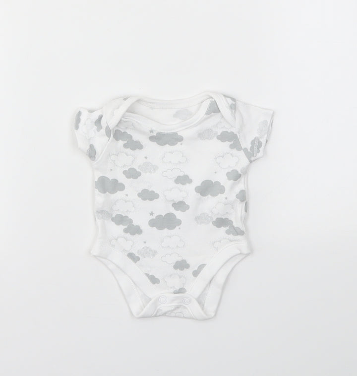 Nutmeg Girls Multicoloured Geometric  Babygrow One-Piece Size Newborn