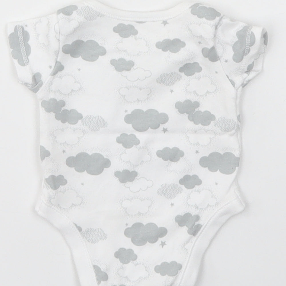 Nutmeg Girls Multicoloured Geometric  Babygrow One-Piece Size Newborn