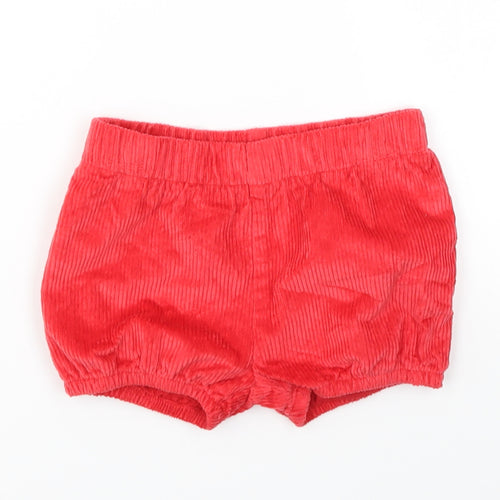 M&S Girls Red   Capri Trousers Size 18-24 Months