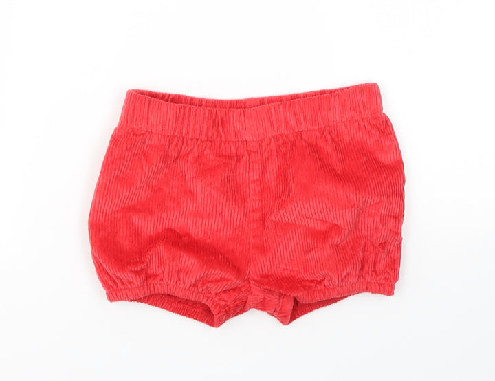 M&S Girls Red Capri Trousers Size 18-24 Months