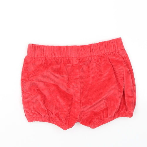 M&S Girls Red   Capri Trousers Size 18-24 Months