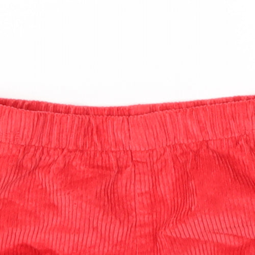 M&S Girls Red   Capri Trousers Size 18-24 Months