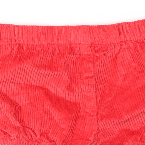 M&S Girls Red   Capri Trousers Size 18-24 Months