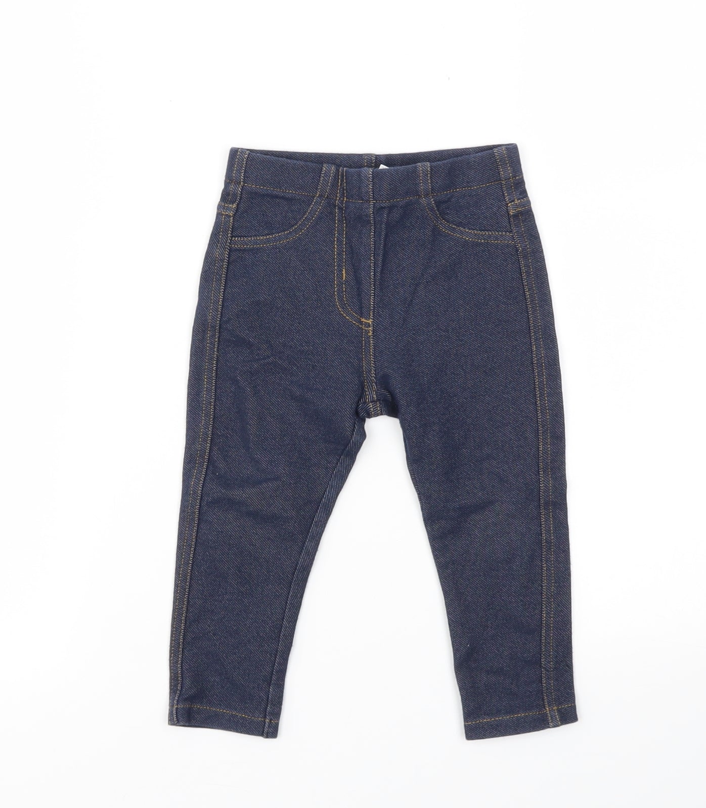 NEXT Girls Blue   Capri Jeans Size 12-18 Months