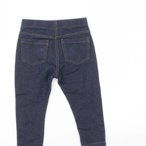 NEXT Girls Blue   Capri Jeans Size 12-18 Months