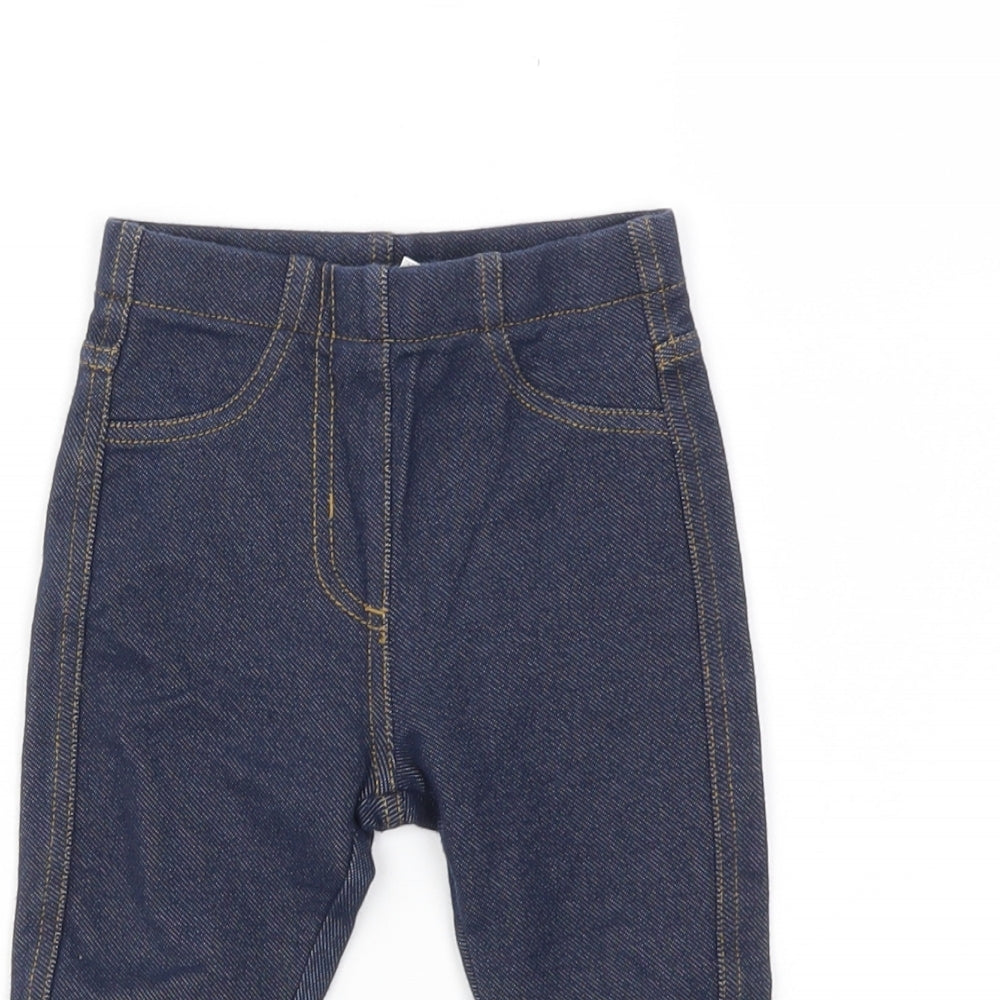 NEXT Girls Blue   Capri Jeans Size 12-18 Months