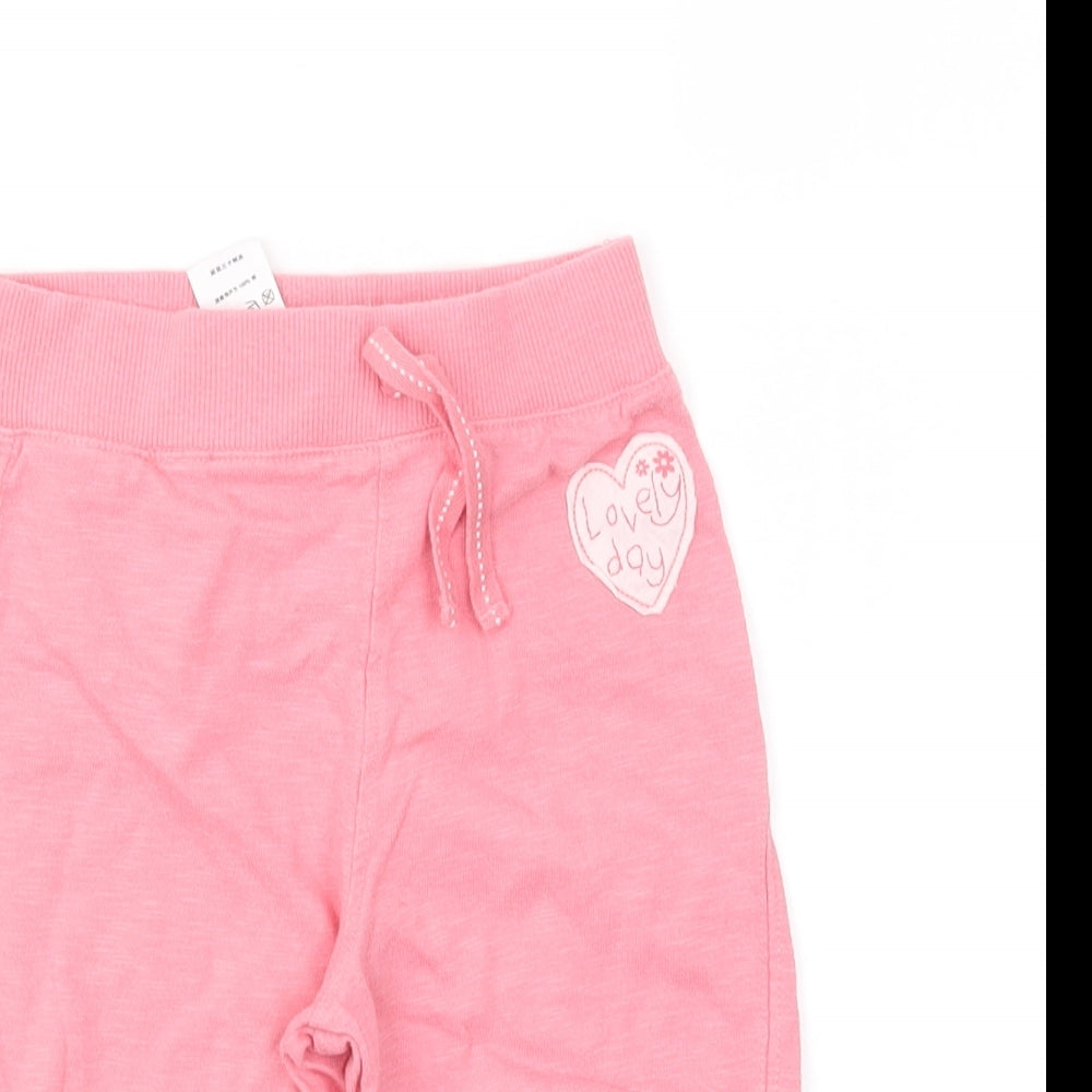 NEXT Girls Pink   Capri Trousers Size 12-18 Months