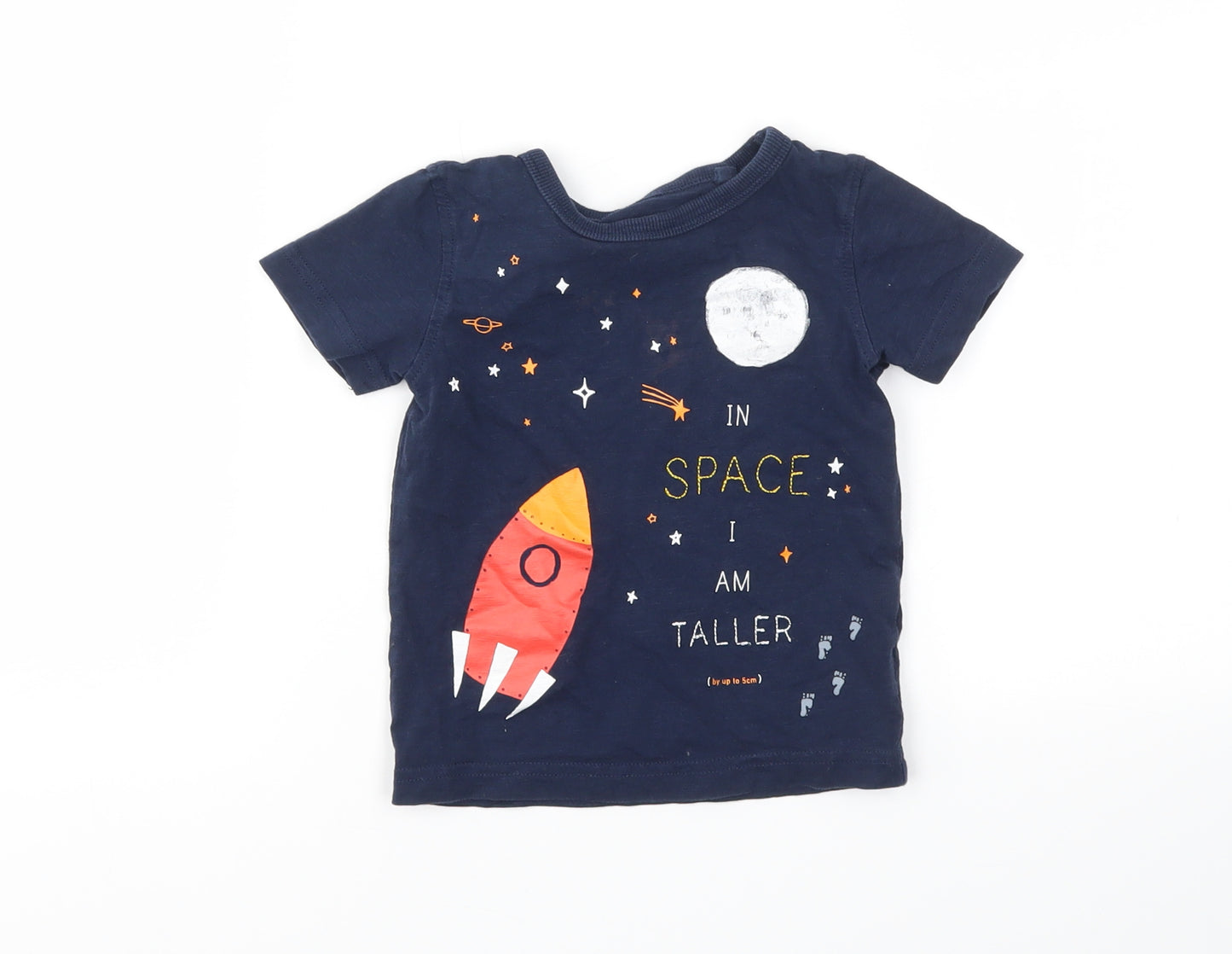NEXT Boys Blue   Basic T-Shirt Size 9-12 Months