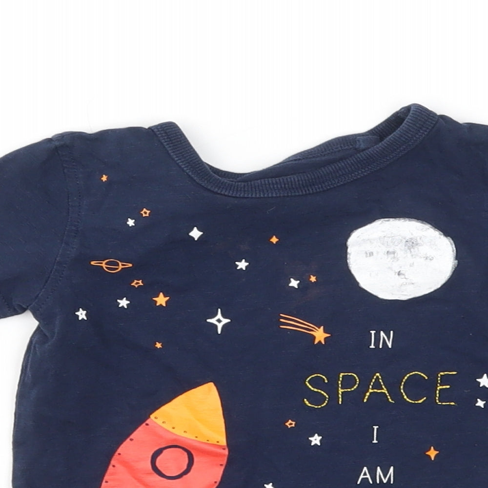 NEXT Boys Blue   Basic T-Shirt Size 9-12 Months