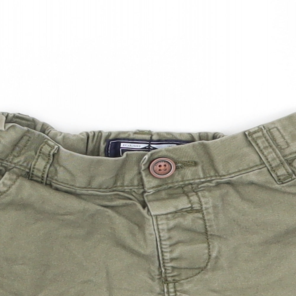 NEXT Girls Green   Capri Trousers Size 9-12 Months