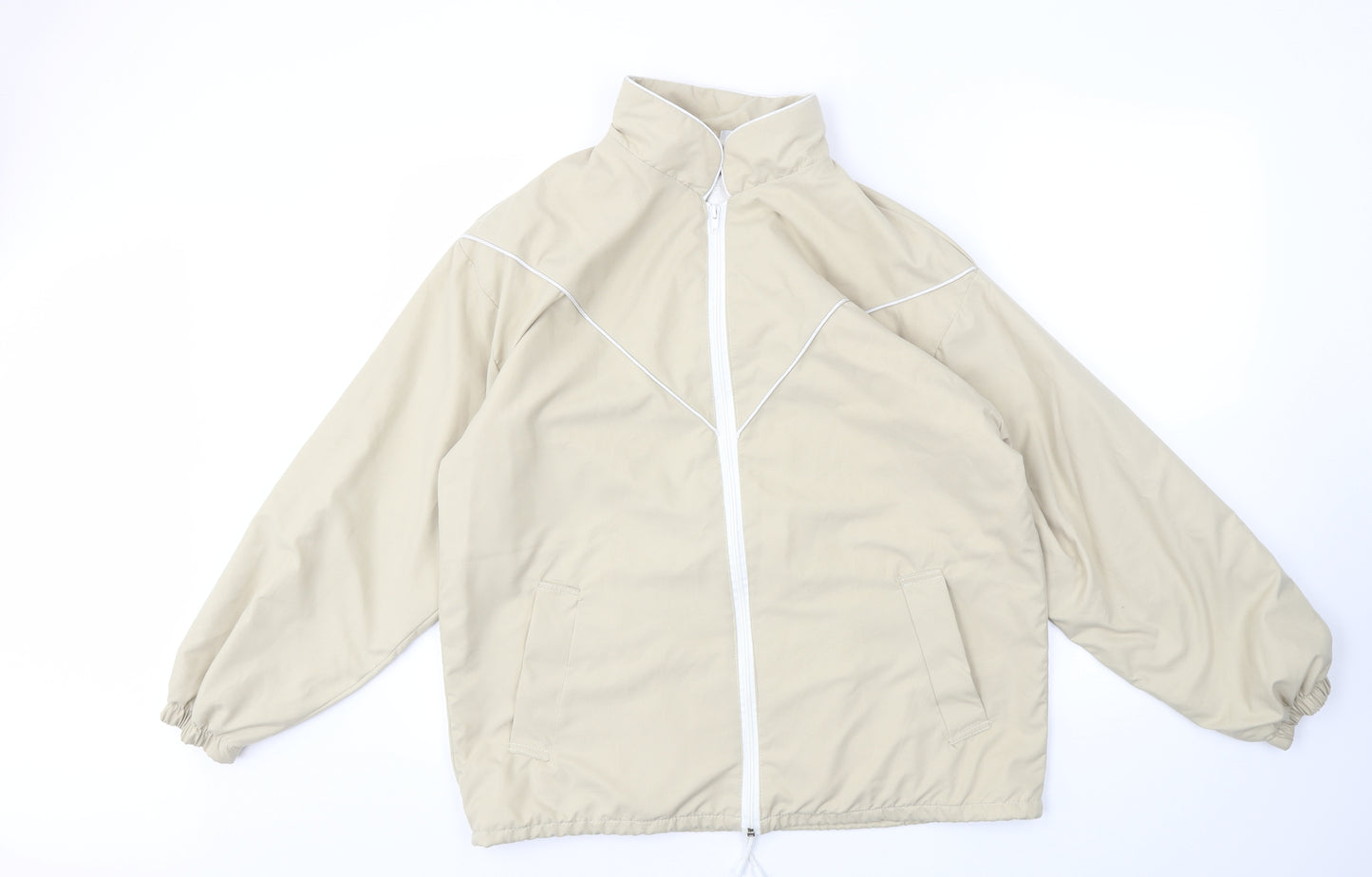 Preworn Womens Beige   Jacket Coat Size M