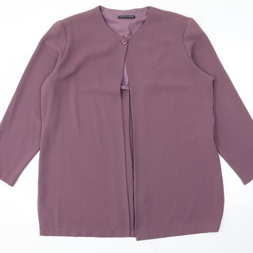 Your 6th Sense Womens Purple   Jacket Blazer Size 18