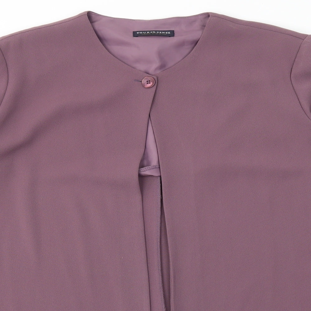 Your 6th Sense Womens Purple   Jacket Blazer Size 18
