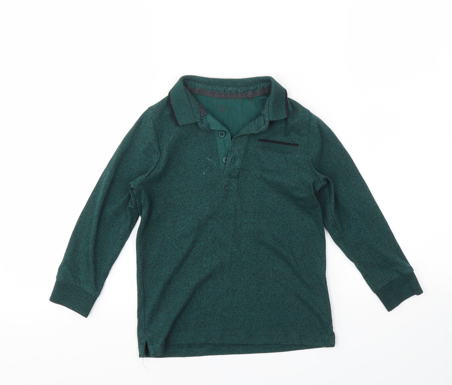 TU Boys Green   Basic T-Shirt Size 4 Years