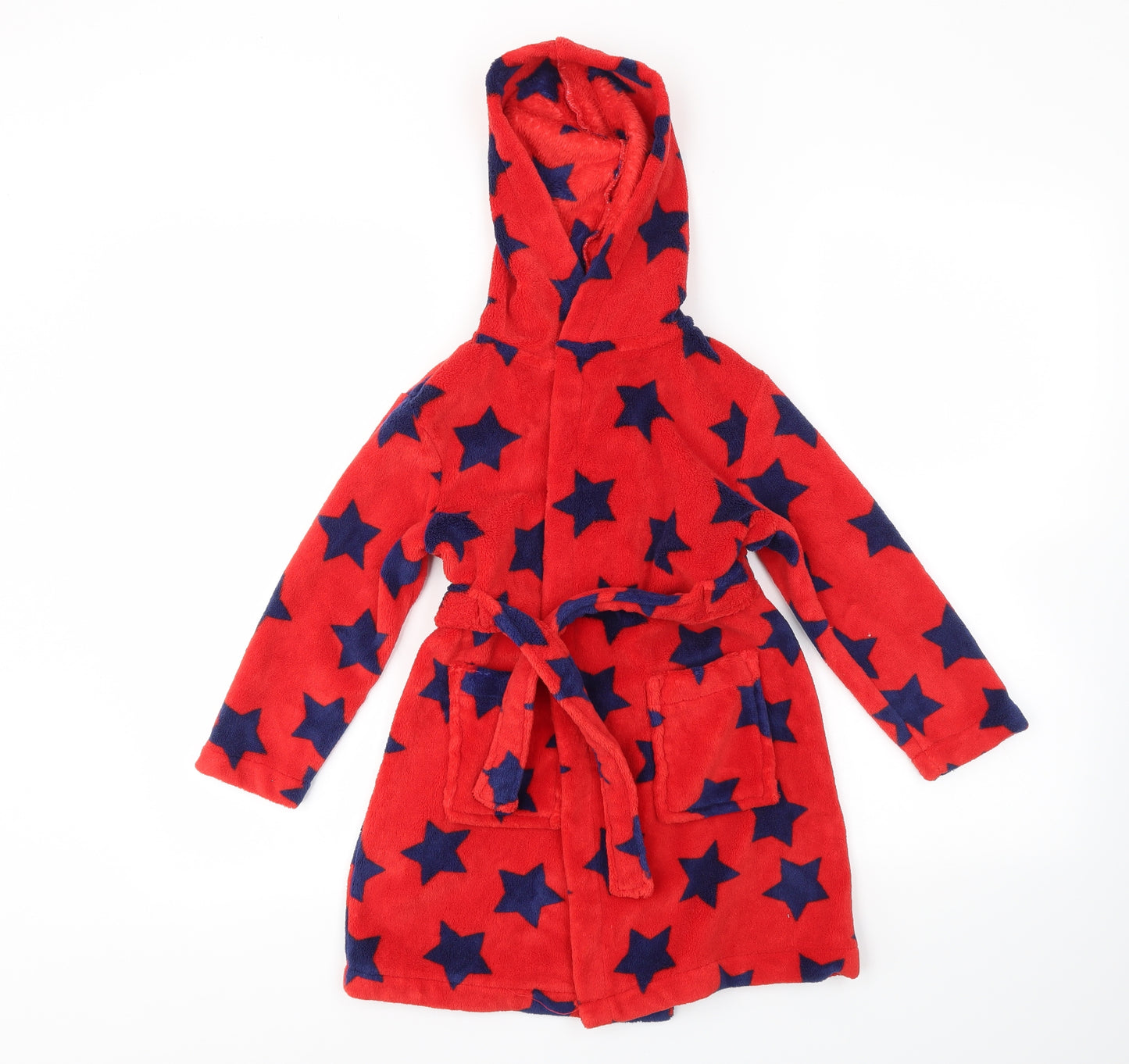 George Boys Red Argyle/Diamond   Gown Size 3-4 Years