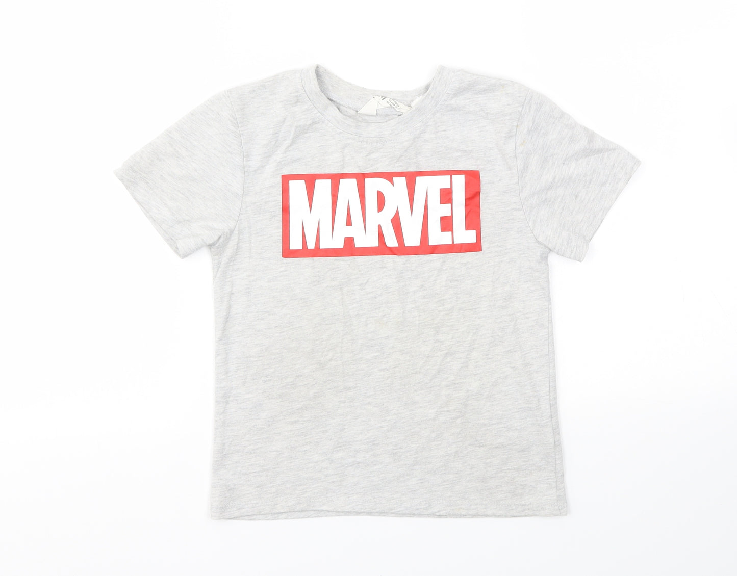H&M Girls Grey   Basic T-Shirt Size 5-6 Years
