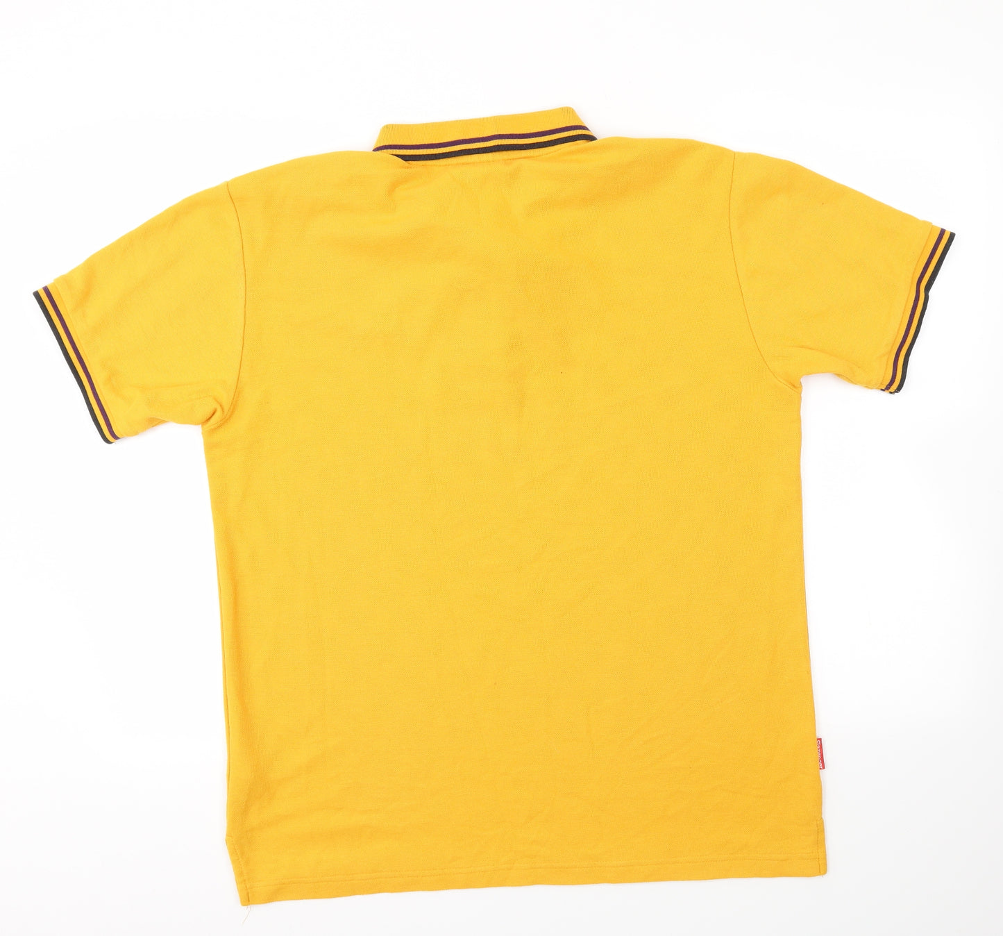 slazender Mens Yellow    T-Shirt Size L