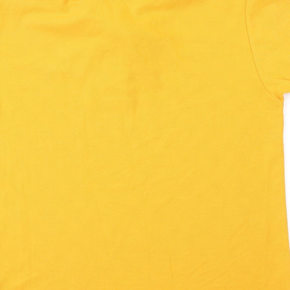 slazender Mens Yellow    T-Shirt Size L