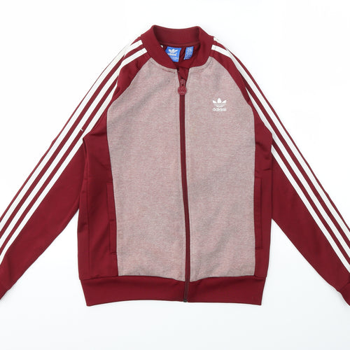 adidas Boys Purple   Full Zip Jumper Size 11-12 Years