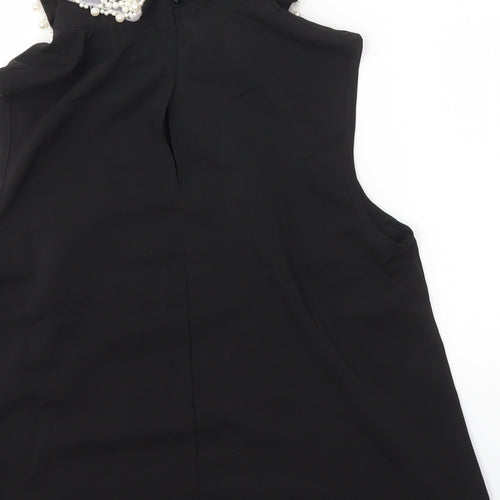 gold  Womens Black   Basic Blouse Size 8