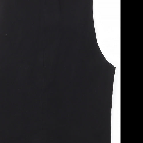 simon jersey Mens Black   Jacket Suit Waistcoat Size 38