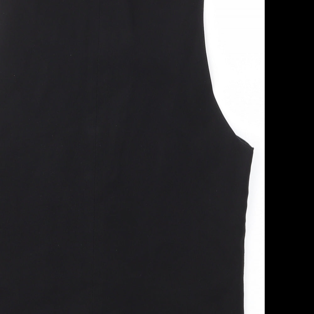 simon jersey Mens Black   Jacket Suit Waistcoat Size 38