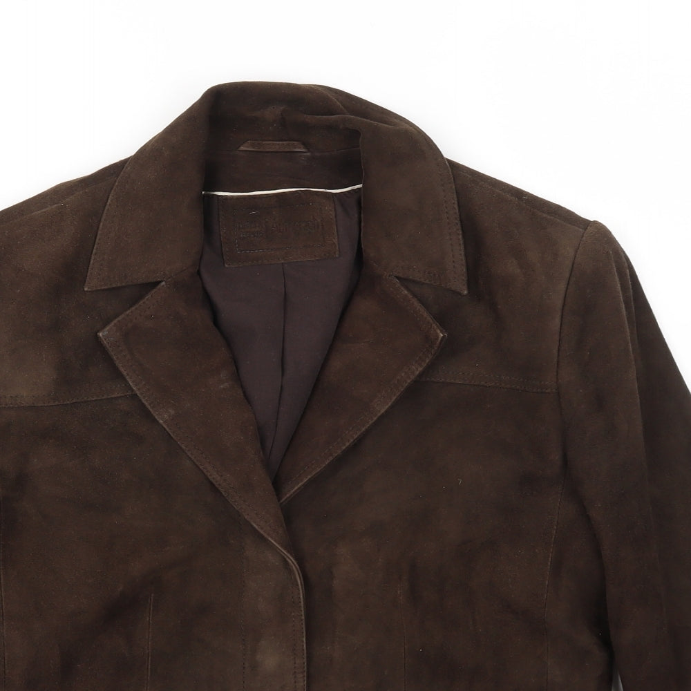 M&S Womens Brown   Jacket Coat Size 14