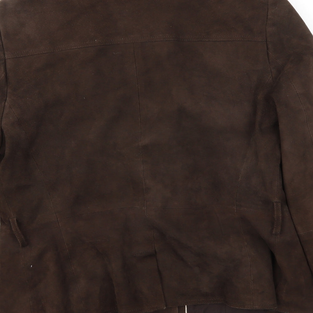 M&S Womens Brown   Jacket Coat Size 14