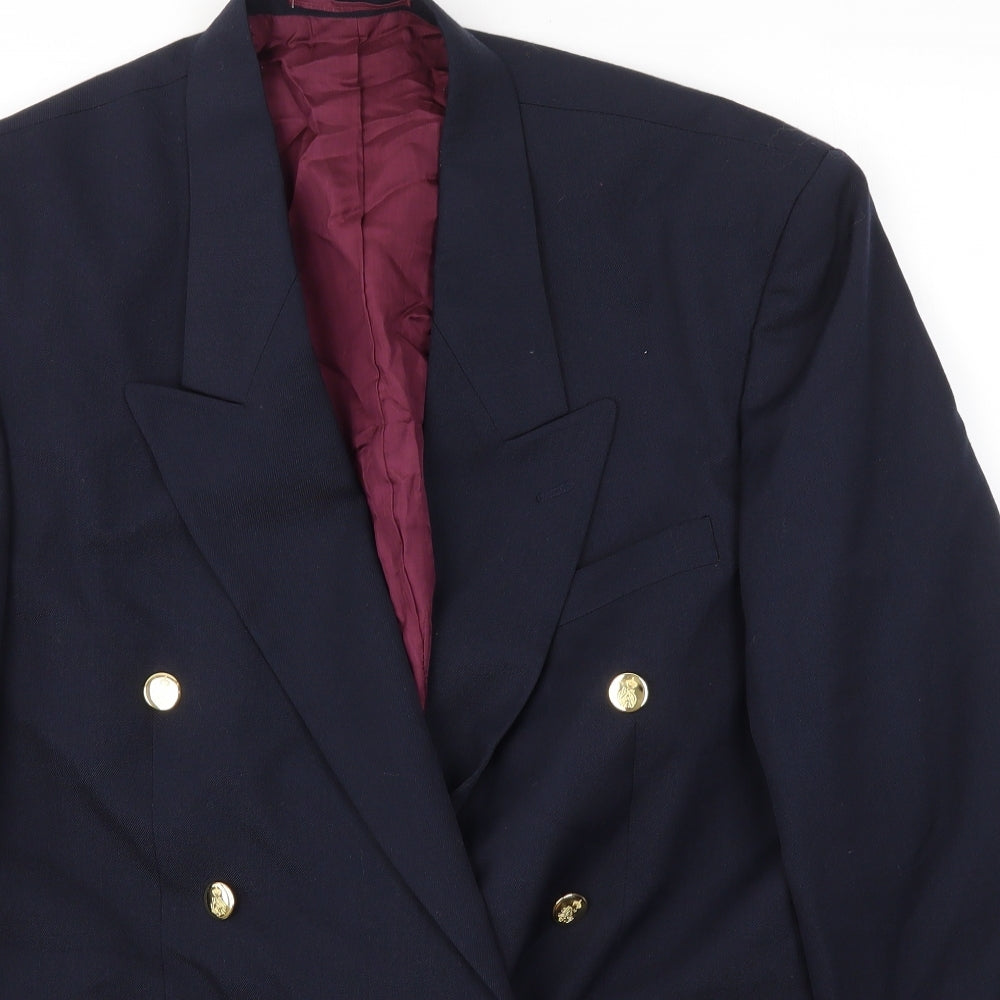 HADLEIGH TAYLOR Mens Blue   Jacket Blazer Size 42